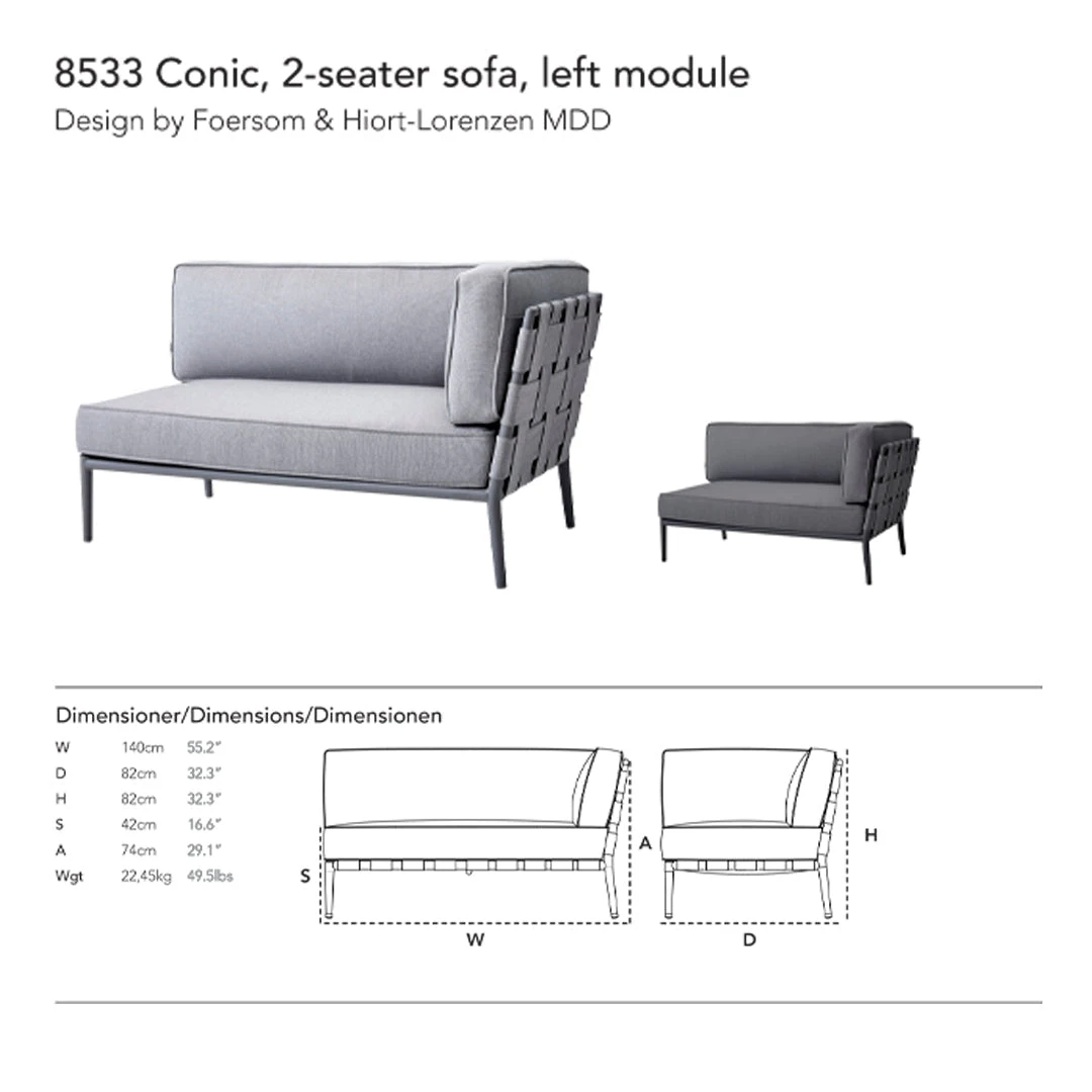 Conic Pre-configured Sofa - Setup 4 8 Conic Pre-configured Sofa - Setup 4 - Image 6