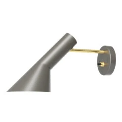 Louis Poulsen AJ Wall Lamp -Danish Design Store 0000 AJ Wall Grey Brass Wireless Button