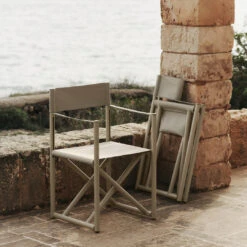 Ferm LIVING Voya Folding Chair 14 Ferm LIVING Voya Folding Chair -Danish Design Store 0001 FermLiving SS25 VoyaFoldingChair Cashmere 1104271174 4