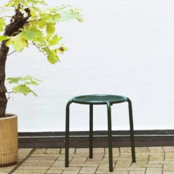 Normann Copenhagen Vig Outdoor Stool 18 Normann Copenhagen Vig Outdoor Stool -Danish Design Store 0002 2024 Vig Stool Dark Green