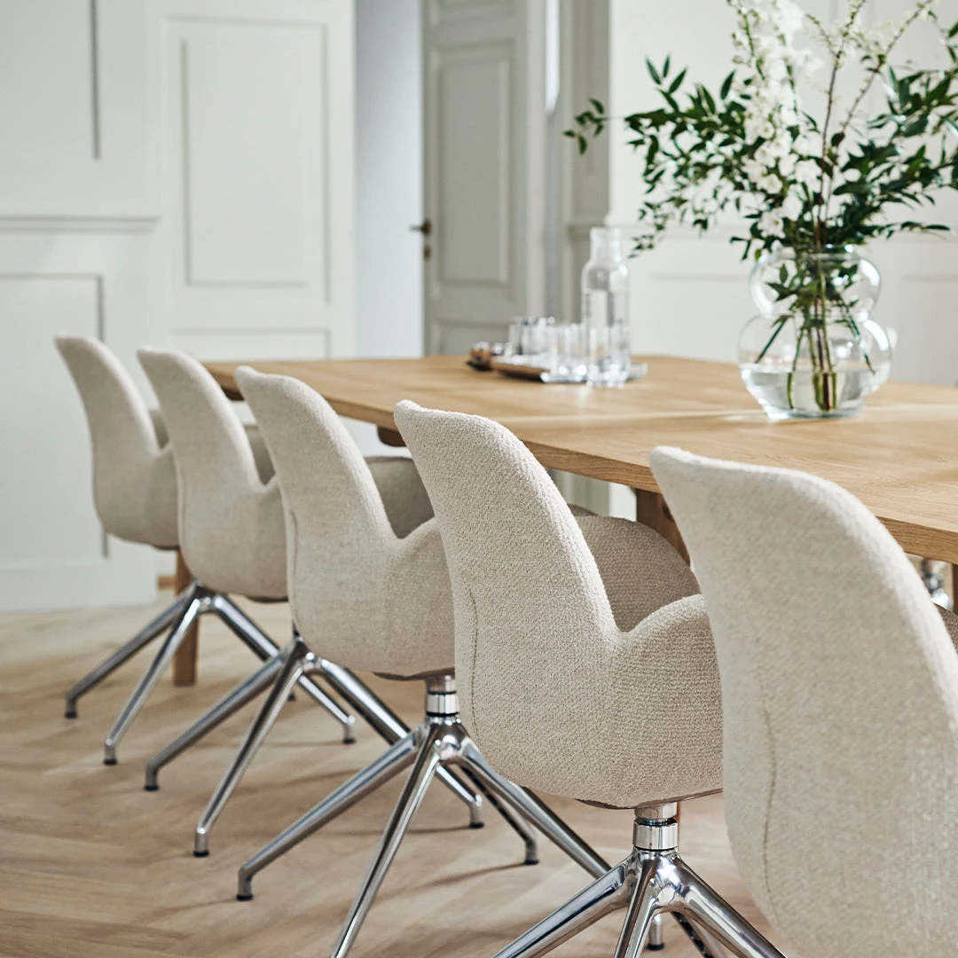 Seed Armchair - Upholstered - 4 - Star Base W/ Gliders - Grey Lacquered Steel 14 Seed Armchair - Upholstered - 4 - Star Base W/ Gliders - Grey Lacquered Steel - Image 12