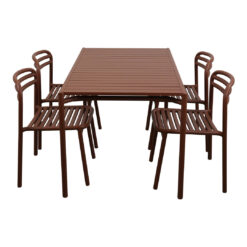 Bliss Rectangular Dining Table Set W/ Side Chairs