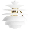 Louis Poulsen PH Snowball Pendant 1 Louis Poulsen PH Snowball Pendant -Danish Design Store 0005 PH Snowball Soft White Brass Pendant OFF