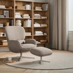 Ripon Footstool - 4-Star Base - Grey Lacquered Steel 41 Ripon Footstool - 4-Star Base - Grey Lacquered Steel -Danish Design Store 0007 Ripon Silent Natura Coast Silhouette Forma Fluent Mingei Norie SS25