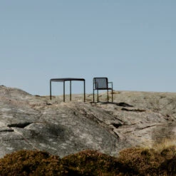 Ferm LIVING Dapple Dining Table - Square 23 Ferm LIVING Dapple Dining Table - Square -Danish Design Store 0008 FermLiving SS25 DappleChairWithArms DarkChocolate 1104270684 DappleTable 80x80 DarkChocolate 1104270688 f9f1fd22 af9d 4dda 9885 536e7a3c5f71