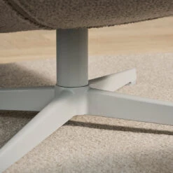 Ripon Footstool - 4-Star Base - Grey Lacquered Steel 40 Ripon Footstool - 4-Star Base - Grey Lacquered Steel -Danish Design Store 0008 Ripon Natura SS25