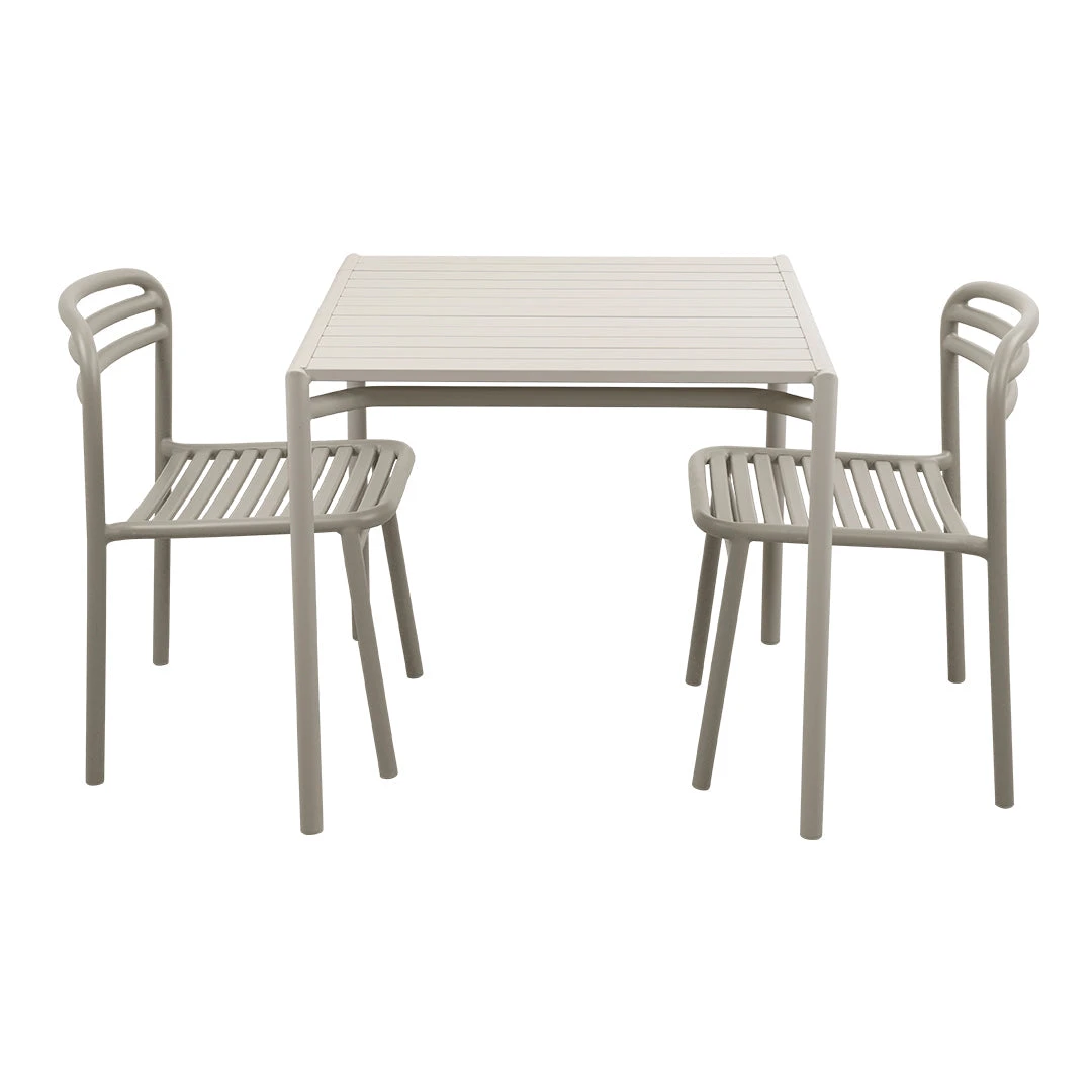 Bliss Square Dining Table Set W/ Side Chairs 5 Bliss Square Dining Table Set W/ Side Chairs - Image 3