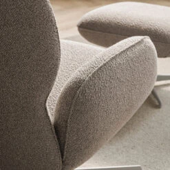 Ripon Footstool - 4-Star Base - Grey Lacquered Steel 39 Ripon Footstool - 4-Star Base - Grey Lacquered Steel -Danish Design Store 0009 Ripon Natura SS25 1