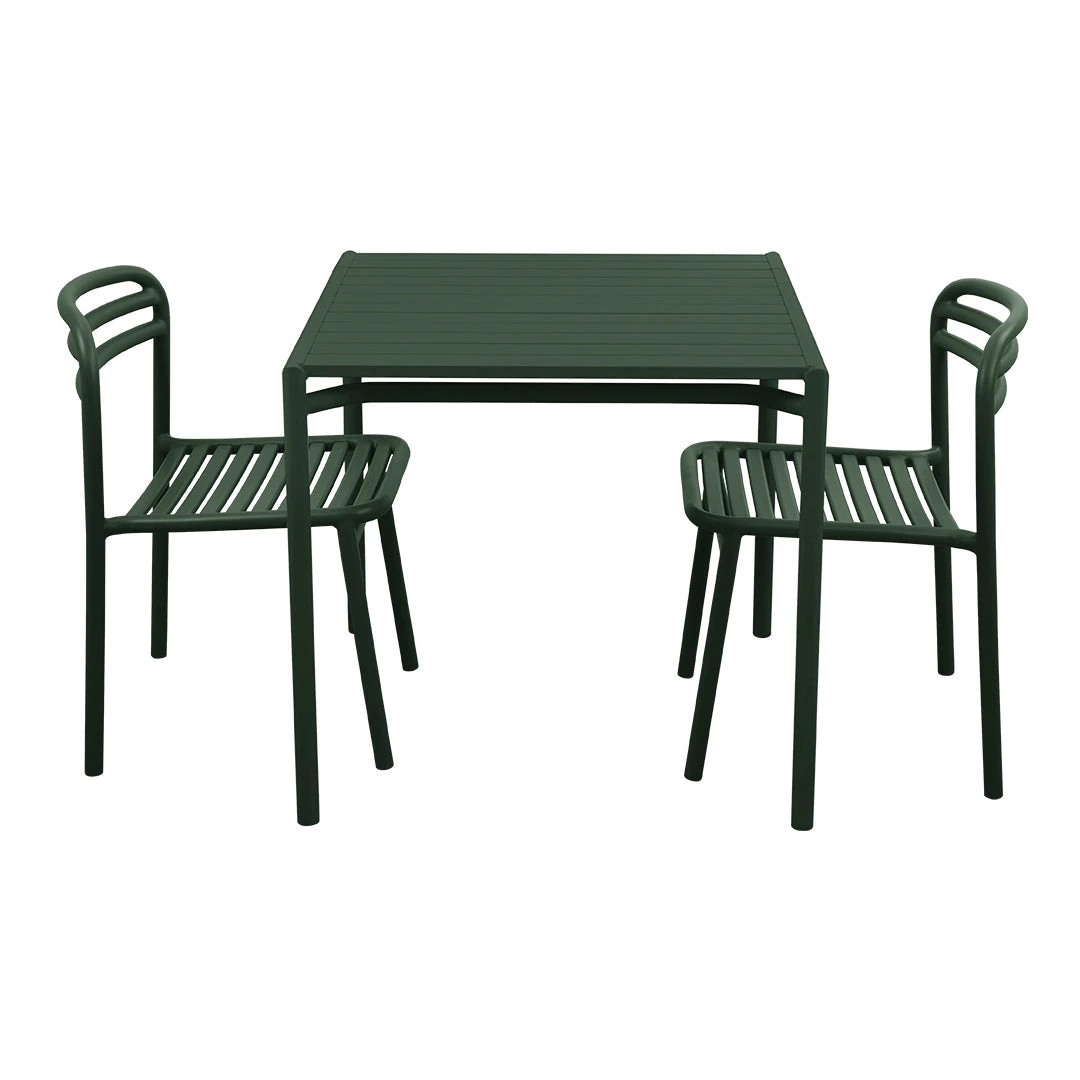 Bliss Square Dining Table Set W/ Side Chairs 3 Bliss Square Dining Table Set W/ Side Chairs