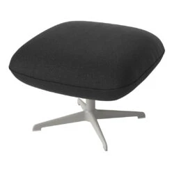 Ripon Footstool - 4-Star Base - Grey Lacquered Steel 35 Ripon Footstool - 4-Star Base - Grey Lacquered Steel -Danish Design Store 0045 RiponFootstool QuattrobySpoorBlack Greylacqueredsteel02 288 02 00216 angle