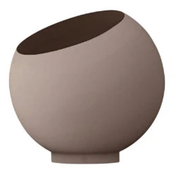 AYTM Globe Flowerpot (Order Quantity: 2) -Danish Design Store 0046 504679001015 GLOBE flowerpot Taupe O43xH37 4 CM