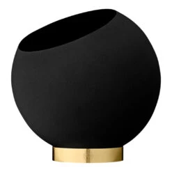 AYTM Globe Flowerpot (Order Quantity: 2) -Danish Design Store 0060 504670050012 GLOBEFlowerPot Black Mediumcopy