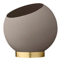 AYTM Globe Flowerpot (Order Quantity: 4) -Danish Design Store 0063 504670044011 GLOBEFlowerPot Taupe Smallcopy