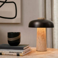 Reverse Portable Table Lamp -Danish Design Store 0069 MENU HarbourColumnLoungeTable ReverseTableLamp