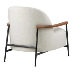 Gubi Sejour Lounge Armchair -Danish Design Store 10093483 B3Q Sejour LoungeChair WArmrests BlackMatt AmericanWalnutOiled Plain EnzoDegliAngiuoni 0001