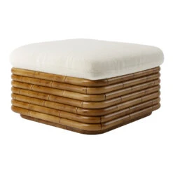 Gubi Bohemian 72 Ottoman -Danish Design Store 10105751 F3Q Bohemian 72 Ottoman Dedar Lupo Special Diagonal Boucl007