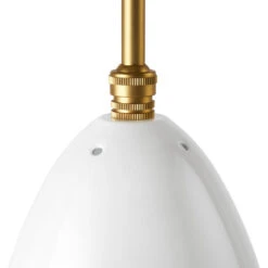 Gubi Grossman Gräshoppa Pendant 27 Gubi Grossman Gräshoppa Pendant -Danish Design Store 10110707 DTL Grashoppa Pendant Brass Alabaster White Glossy