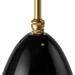 Gubi Grossman Gräshoppa Pendant 28 Gubi Grossman Gräshoppa Pendant -Danish Design Store 10110708 DTL Grashoppa Pendant Brass Black Glossy