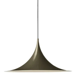 Gubi Semi Pendant - Large -Danish Design Store 10110915 FRT Semi Pendant 0 Dark Cocoa Glossy
