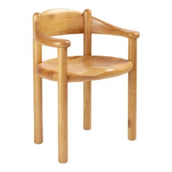 Gubi Daumiller Dining Armchair -Danish Design Store 10113065 F3Q Daumiller Armchair Golden Pine