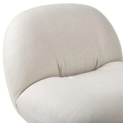 Gubi Pacha Lounge Chair 35 Gubi Pacha Lounge Chair -Danish Design Store 10115251 DTL Pacha Lounge Chair Flair Special FR Dedar 201 Black Semi Matt Base