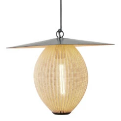 Gubi Satellite Outdoor Pendant 12 Gubi Satellite Outdoor Pendant -Danish Design Store 10116621 FRT Satelite Pendant O22 Cream White Semi Matt On