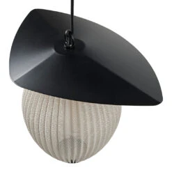 Gubi Satellite Outdoor Pendant 14 Gubi Satellite Outdoor Pendant -Danish Design Store 10117680 DTL Satelite Pendant O27 Cream White Semi Matt