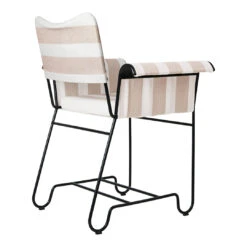 Gubi Tropique Dining Armchair 24 Gubi Tropique Dining Armchair -Danish Design Store 10117804 B3Q Tropique Dining Chair Black Frame Leslie Stripe 40
