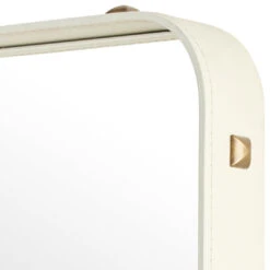 Gubi Adnet Rectangular Mirror 33 Gubi Adnet Rectangular Mirror -Danish Design Store 10122064 DTL Adnet Wall Mirror Rectangular 70x180 Cream Leather