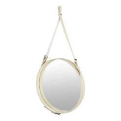 Gubi Adnet Circular Mirror 31 Gubi Adnet Circular Mirror -Danish Design Store 10122065 FRT2 Adnet Wall Mirror Circular 58 Cream Leather
