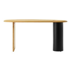 The Eclipse Desk 23 The Eclipse Desk -Danish Design Store 1020039 The Eclipse Desk Natural Oiled Oak front b80b9f29 0084 499b 8ae7 dfe6d0822330