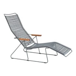 Click Outdoor Sunlounger -Danish Design Store 10810 7018 CLICK Sunlounger Dark grey