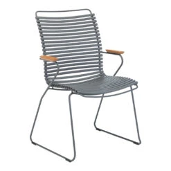 Click Outdoor Tall Back Dining Chair 25 Click Outdoor Tall Back Dining Chair -Danish Design Store 10812 7018 CLICK Tall back Dark grey