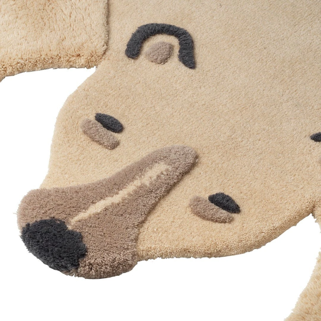 Ferm LIVING Animal Tufted Rug - Polar Bear 4 Ferm LIVING Animal Tufted Rug - Polar Bear - Image 2