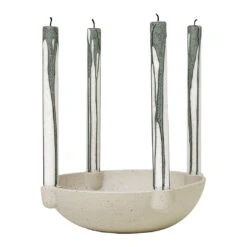 Ferm LIVING Bowl Candle Holder - Ceramic -Danish Design Store 1104263131 2