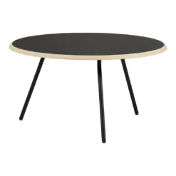 Woud Soround Coffee Table 41 Woud Soround Coffee Table -Danish Design Store 110525 WOUD Soround coffee table Black Fenix laminate Exposed