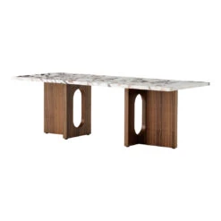 Androgyne Lounge Table -Danish Design Store 1189869 Androgyne Lounge Table Walnut Calacatta Viola angle f01430d9 1cd4 4346 b54e b3de8de83575