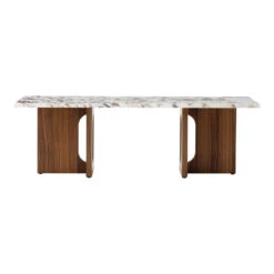 Androgyne Lounge Table -Danish Design Store 1189869 Androgyne Lounge Table Walnut Calacatta Viola front c088148a fb0f 4818 a44d 6b7c92a874d0