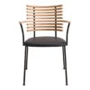 Tiger Armchair -Danish Design Store 11Gramrode 170620 Tiger Sort Eg hvidolie f