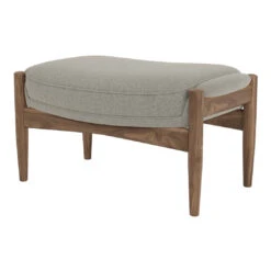 The Seal Ottoman 35 The Seal Ottoman -Danish Design Store 1228001 000000ZZ The Seal Ottoman Walnut Re wool 218 Angle PS d5305d2c 6869 4378 8369 f00501082567