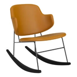 The Penguin Rocking Chair - Fully Upholstered -Danish Design Store 1231005 000300ZZ Penguin Rocking Chair Fully Uph Dakar 0250 Angle dd5c2593 878d 4d40 8e0c 158dbf0abb4f