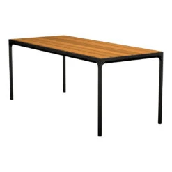 Four Outdoor Dining Table W/ Leg Extension 14 Four Outdoor Dining Table W/ Leg Extension -Danish Design Store 12403 0324 12428 0024 FOUR Counter bamboo black frame 210x90cm HOUE high