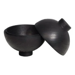Wooden Sphere 21 Wooden Sphere -Danish Design Store 125000200 Kristina Dam Studio Wooden Sphere Black 3