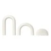 Cupola Sculpture - Earthware - Set Of 3 -Danish Design Store 132000043 Kristina Dam Studio Cupola Sculpture Offwhite