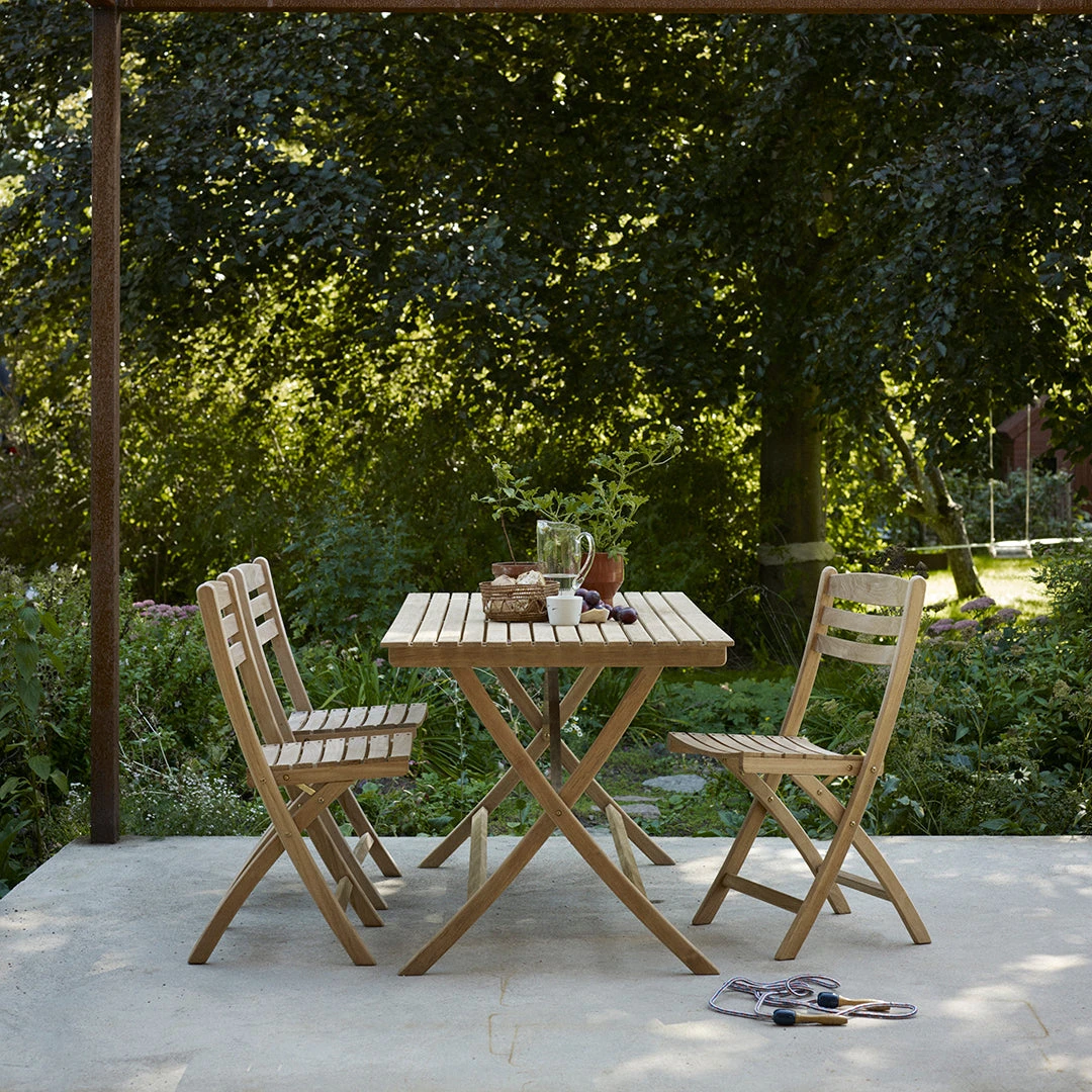 Fritz Hansen Skagerak Selandia Rectangular Folding Table 4 Fritz Hansen Skagerak Selandia Rectangular Folding Table - Image 2