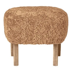 Ingeborg Ottoman - Sheepskin