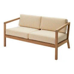 Fritz Hansen Skagerak Virkelyst 2-Seater Sofa 11 Fritz Hansen Skagerak Virkelyst 2-Seater Sofa -Danish Design Store 1505883 Virkelyst 2 seater Golden Yellow Stripe