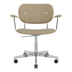 Co Office Armchair - Fully Upholstered - Swivel Base W/ Casters