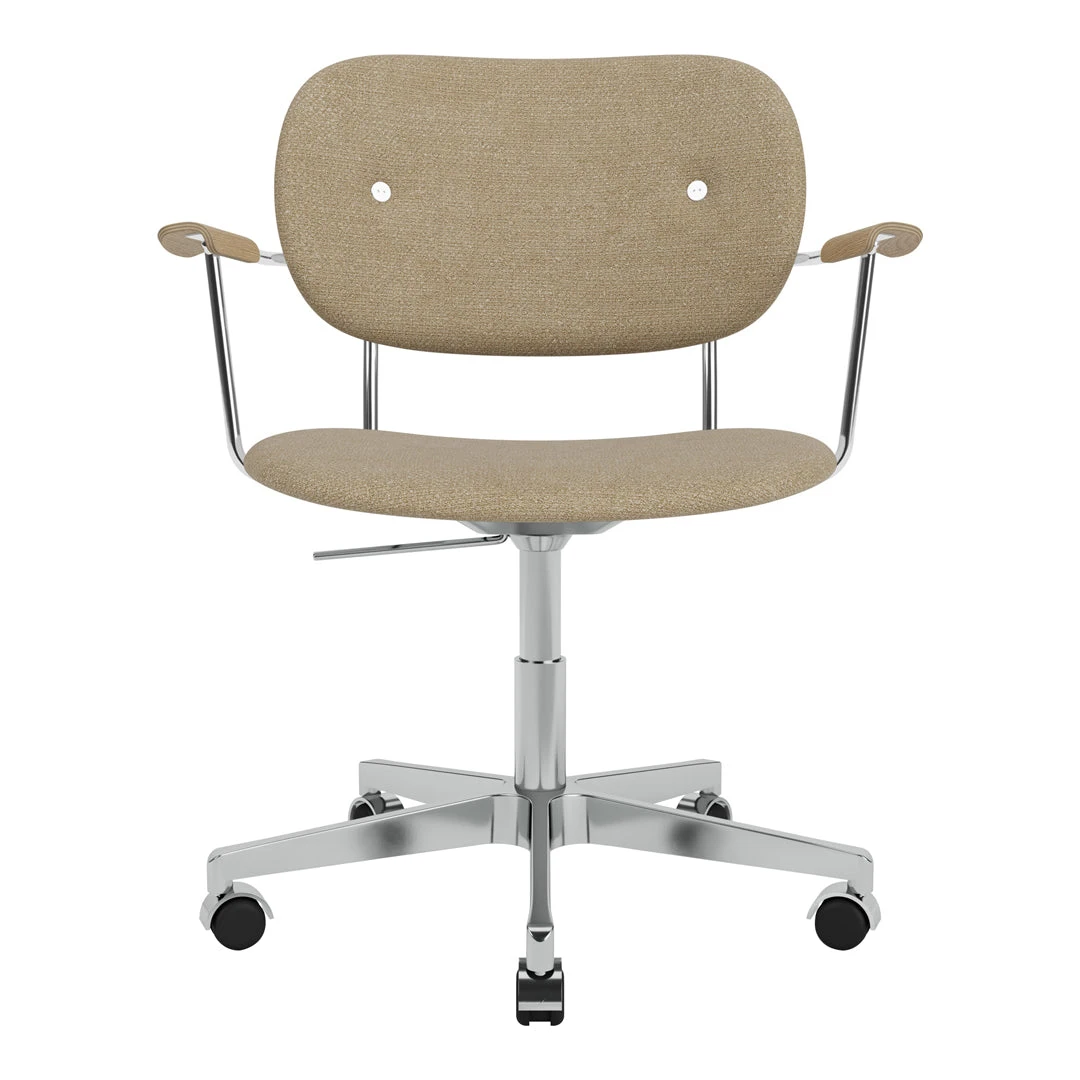 Co Office Armchair - Fully Upholstered - Swivel Base W/ Casters 3 Co Office Armchair - Fully Upholstered - Swivel Base W/ Casters