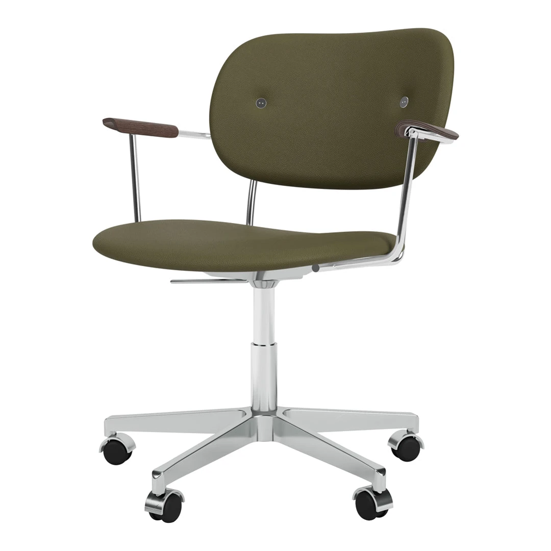 Co Office Armchair - Fully Upholstered - Swivel Base W/ Casters 4 Co Office Armchair - Fully Upholstered - Swivel Base W/ Casters - Image 2